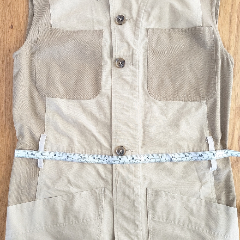 NWOT FRAME  Tan Sleeveless Jumpsuit with Belt - Picture 9 of 11